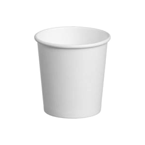 7oz Squat White Single Wall Hot Paper Cup 300