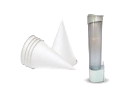 Group 4oz Biodegradable Paper Water Cooler Cones & Cone Holders