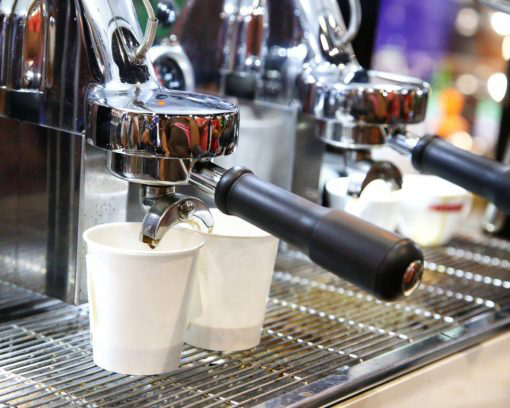 Machine White Espresso Coffee Cups 510x408