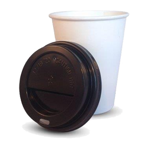 Sip-through Lid Black 80mm