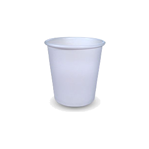 White Single Wall Hot Drink Paper Cup Espresso 100ml (4oz)